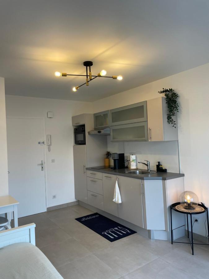 T2 Au Calme, Proche Des Plages, Climatise Et Parking Prive Cagnes-sur-Mer Exterior photo